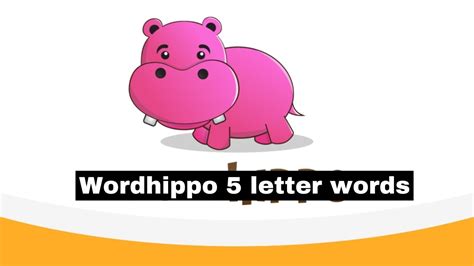 5 letter word hippo